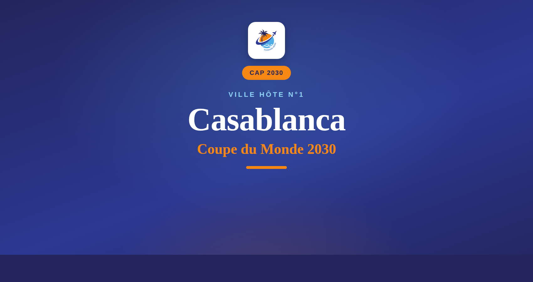 Casablanca, ville hôte de la Coupe du Monde 2030